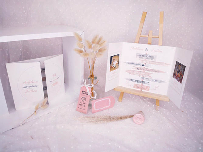 Faire-Part-Mariage-Collection-Champetre-Pampa-Rose-Brest-Finistere
